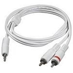 Cablestogo 5m 3.5mm Male to 2 RCA-Type Male Audio Y-Cable - iPod (80128)